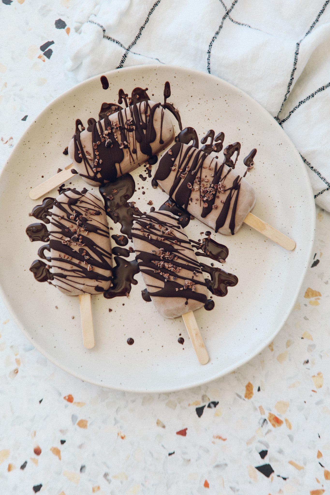 Chocolate Fudge Popsicles