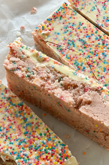 Birthday Cake Protein Bars