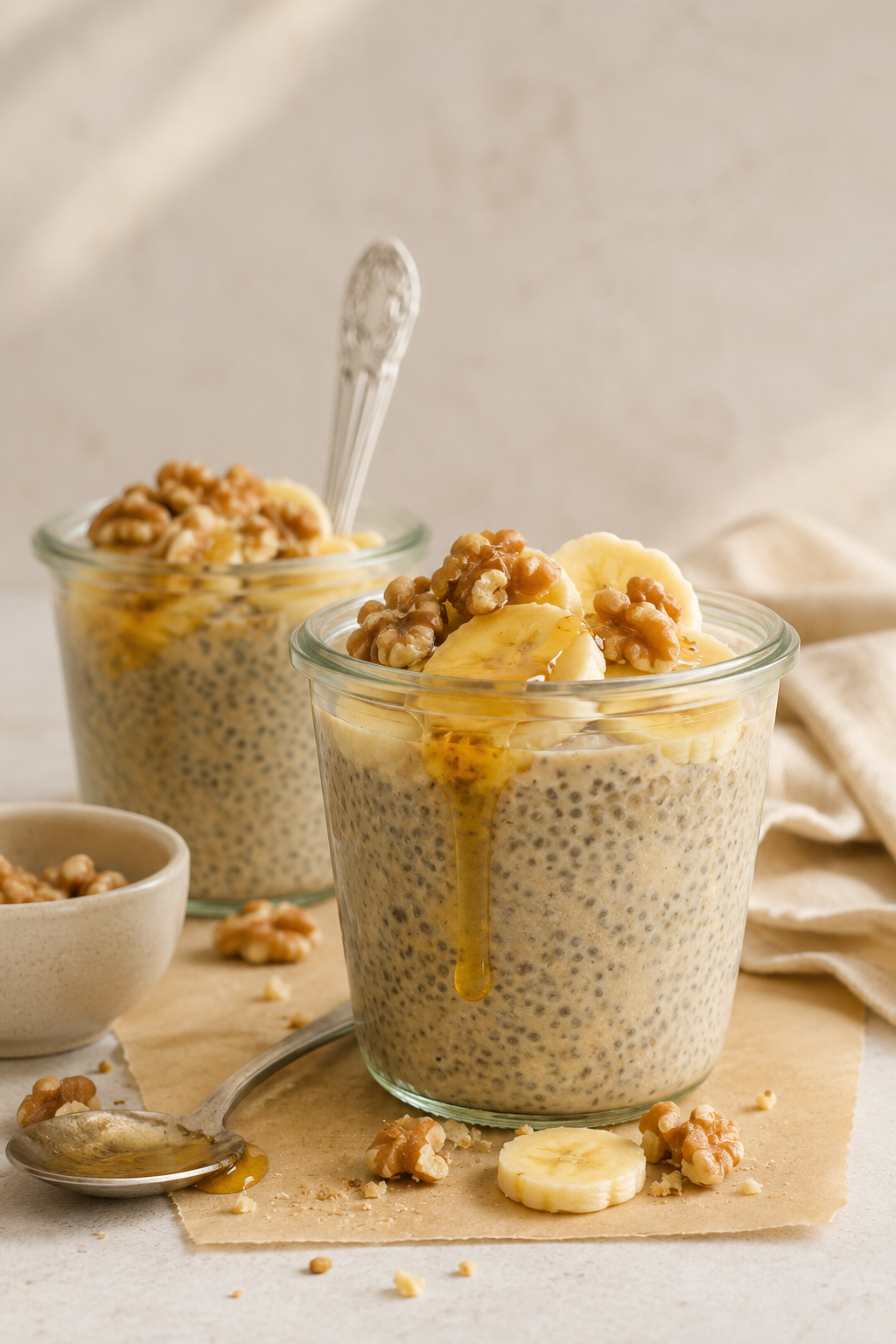 Banana Cream Chia Pudding