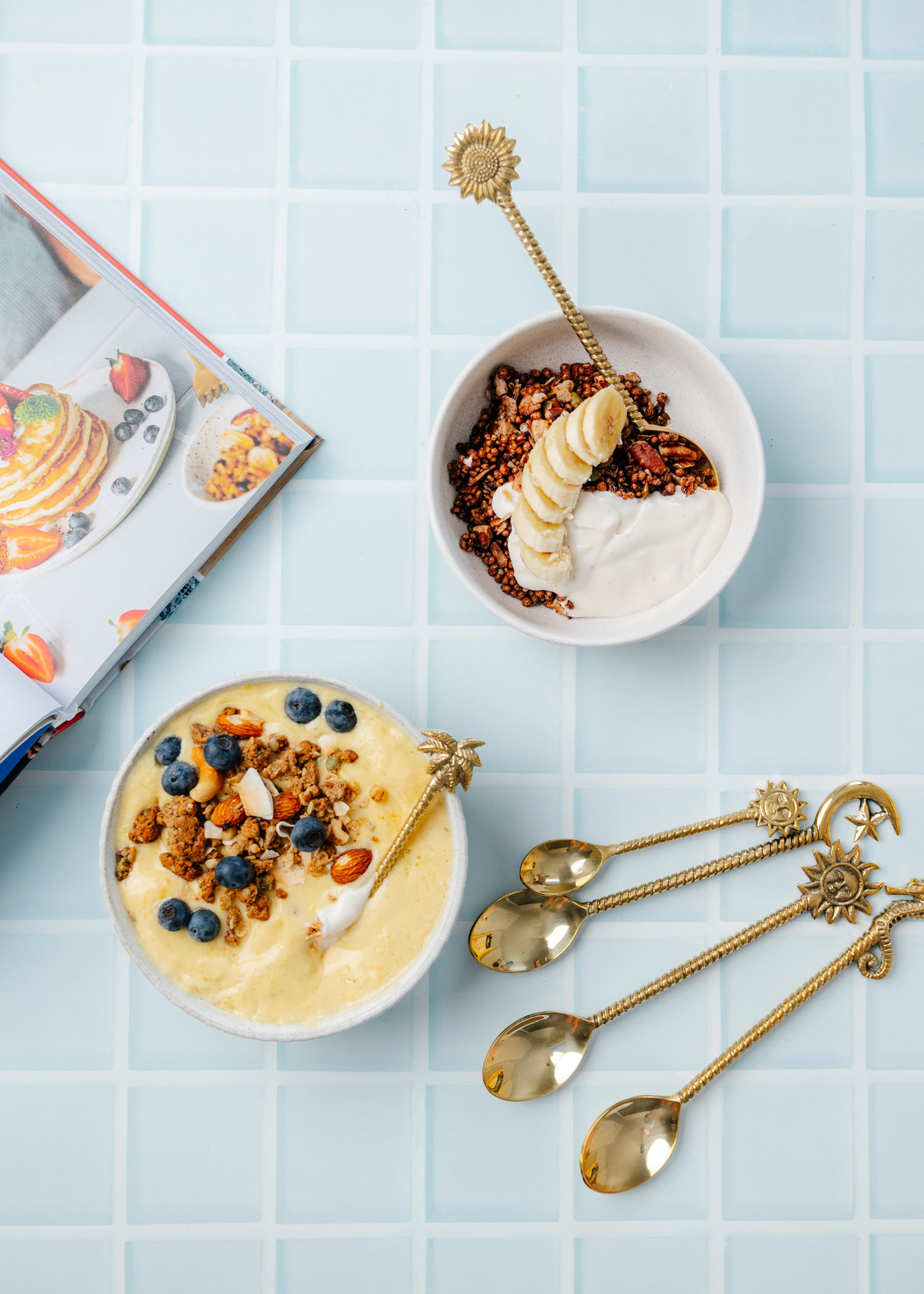 Brass Spoon Box 10 Piece