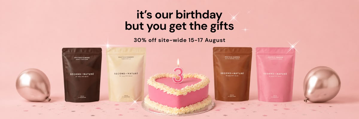 Second Nature birthday sale — 30% off site-wide 15–17 August