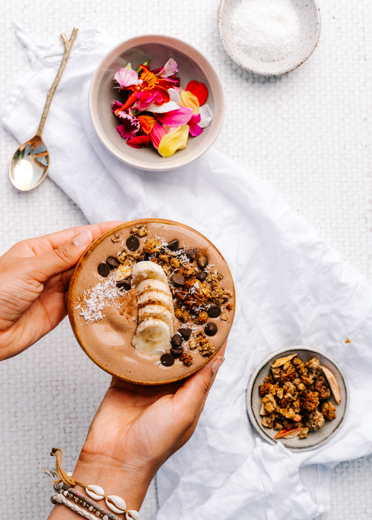 Chocolate Caramel Smoothie Bowl