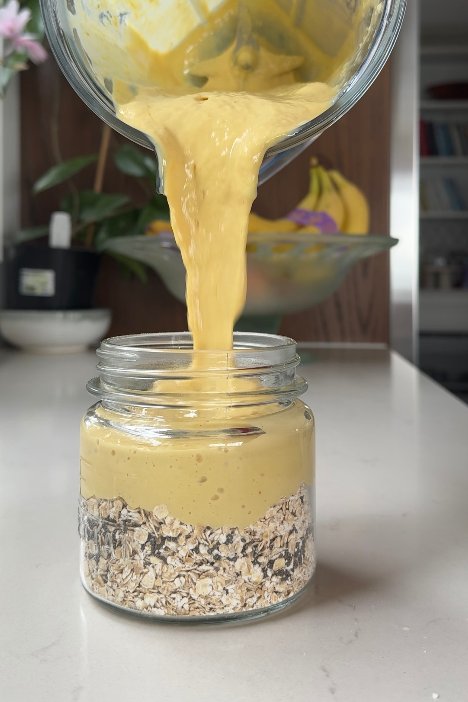 Mango Coconut Overnight Oats