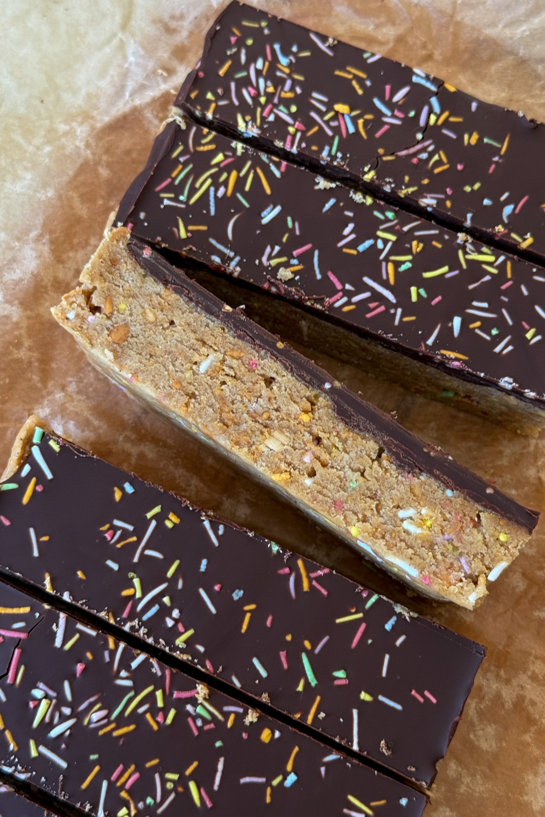 Birthday Cake Protien Bars