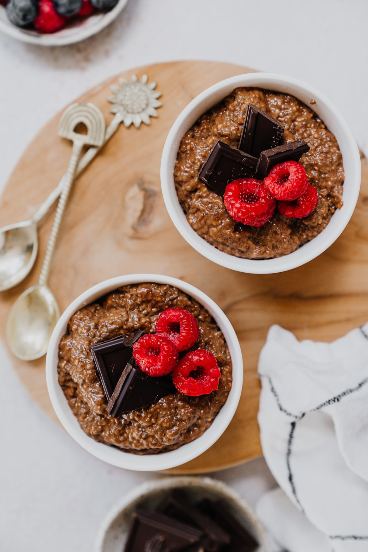 Extra Chocolatey Protein Chia Pudding