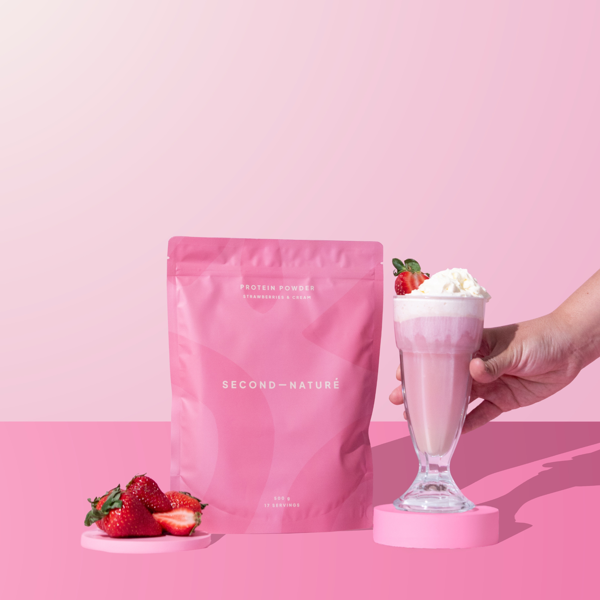 Strawberries & Cream Pea Protein / 500g